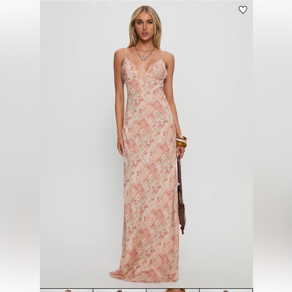 Princess Polly Magnolias Splice Maxi Dress Vintage - Picture 6 of 6